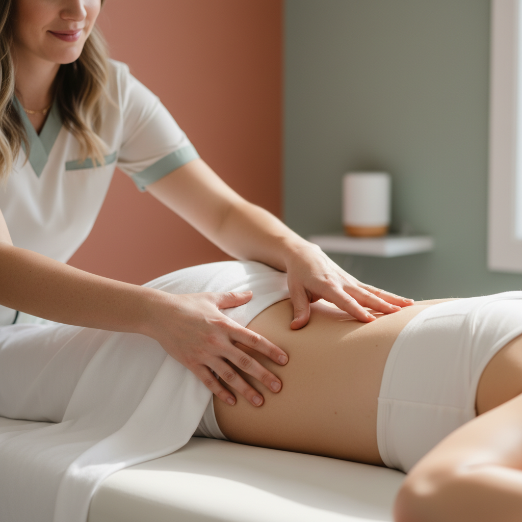 A gentle chiropractic adjustment performed by a caring practitioner